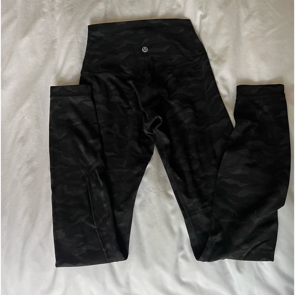 Lululemon black camo aligns- size 2